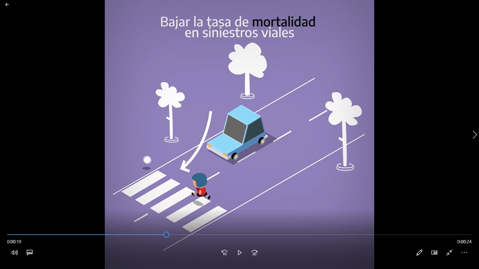  Campaña Reducción 30 km/h en calles. Ciudades para la Vida.  